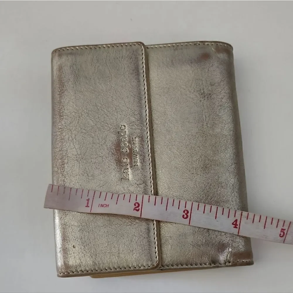 Kate Spade new york mini wallet gold